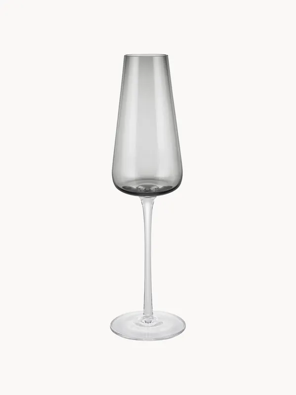 Copas flauta de champán sopladas Belo, set de 2 - blomus