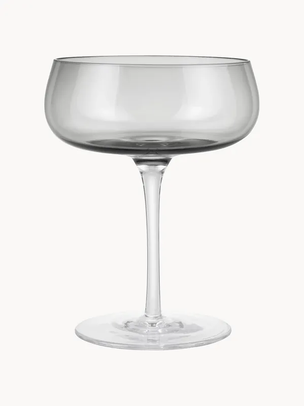 Copas pompadour de champán sopladas Belo, set de 2 - blomus