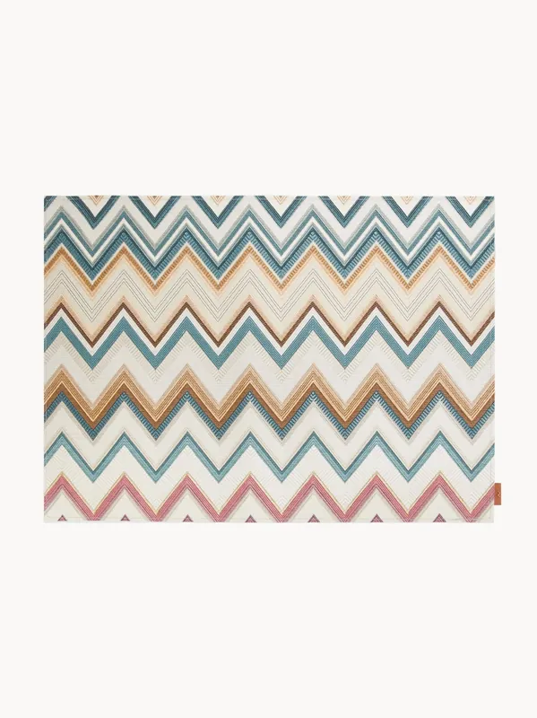 Manteles individuales reversibles Zigzag, set de 2 - Missoni