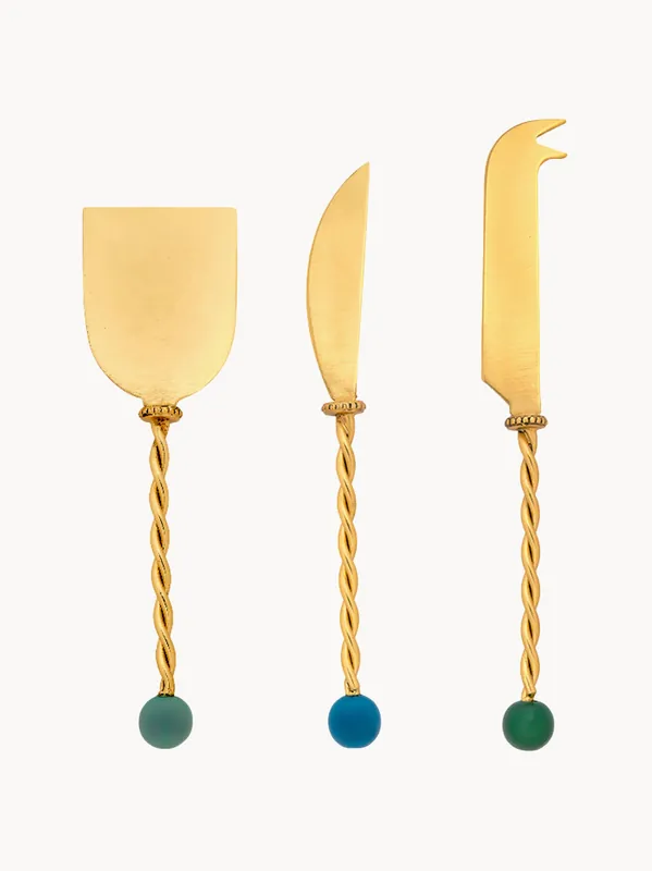 Cuchillos de acero inoxidable Torchon, set de 3 - Bitossi Home