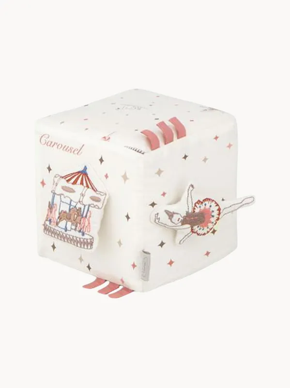 Cubo de actividades de algodón orgánico para niños Carousel - Cam Cam Copenhagen