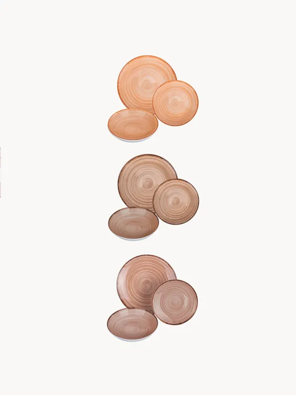 Vajilla pintada a mano Baita, 6 comensales, set de 18 - Villa D'Este Home Tivoli