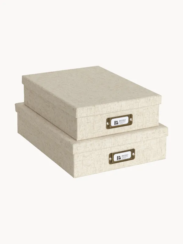 Set de cajas Rasmus, 2 uds. - Bigso Box of Sweden