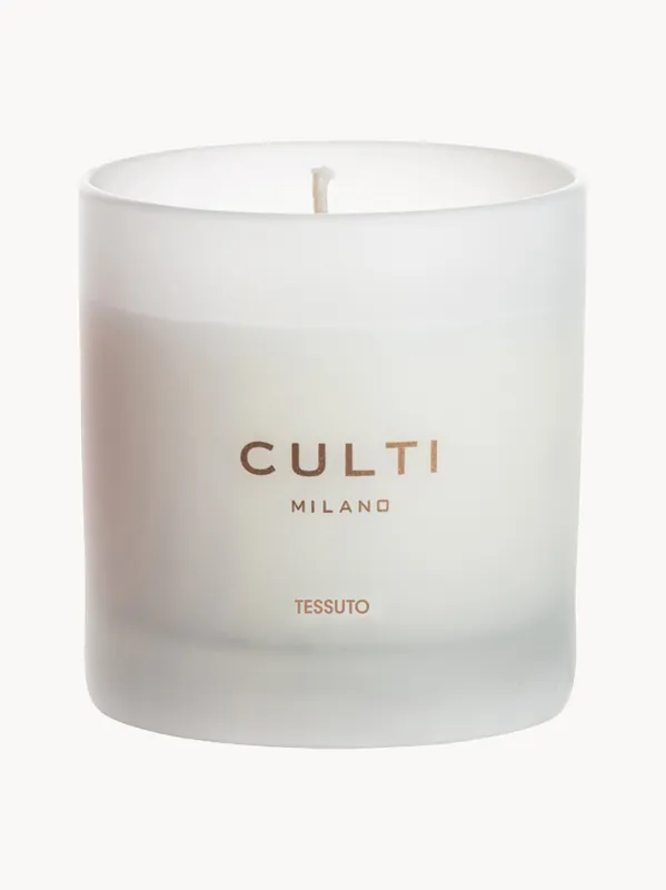 Vela perfumada Tessuto (hojas de casis, almizcle blanco) - CULTI MILANO
