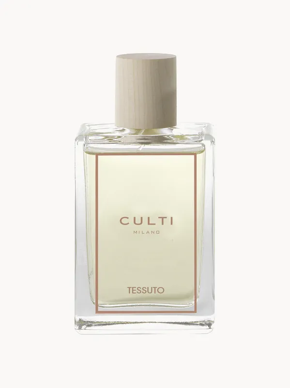 Ambientador en spray Tessuto (hojas de cassis, flores de algodón, jazmín, almizcle blanco) - CULTI MILANO