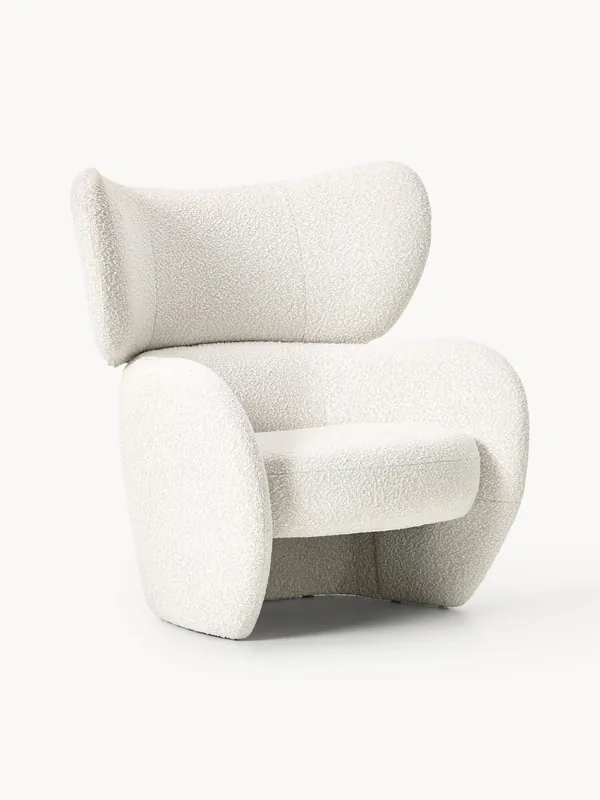 Sillón en tejido bouclé Teyvat - Westwing Collection