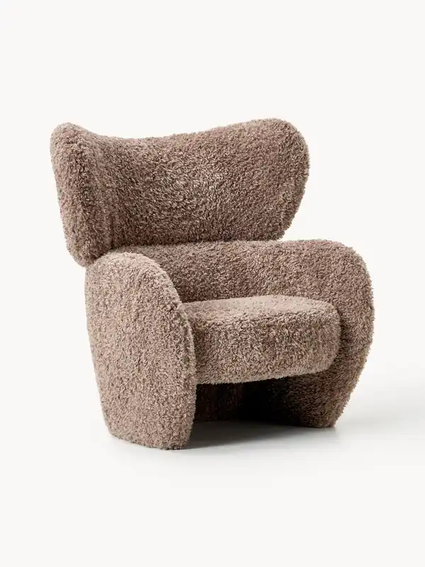 Sillón en tejido bouclé Teyvat - Westwing Collection