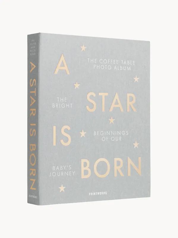 Álbum de fotos de bebé A Star is Born - Printworks