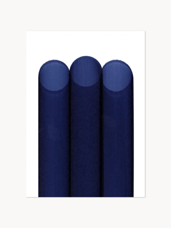 Póster Blue Pipes - Paper Collective