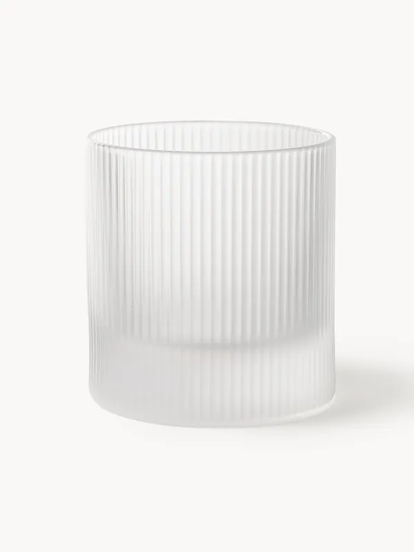 Vasos de vidrio soplados Ripple, set de 2 - Ferm Living