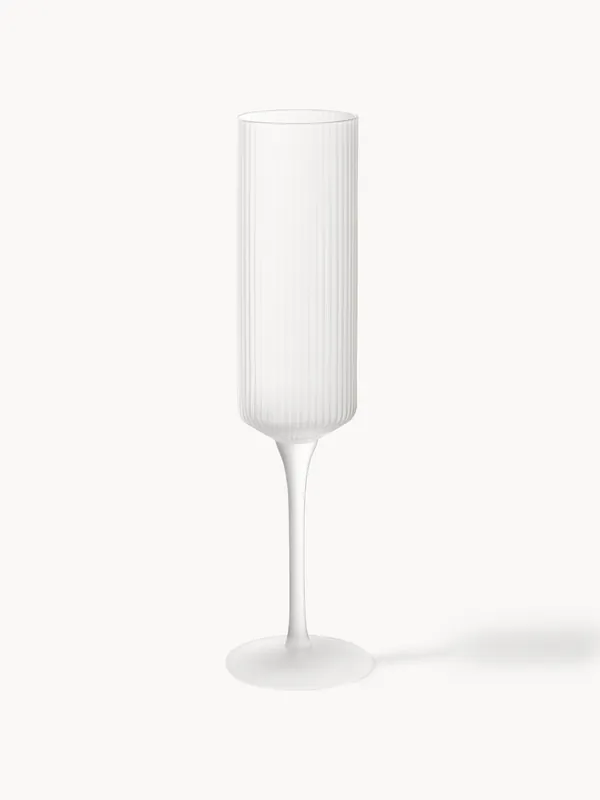 Copas flauta de champán sopladas Ripple, set de 2 - Ferm Living