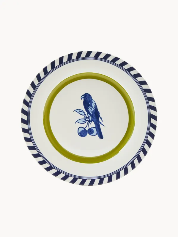 Platos llanos Bird Patterned, set de 2 - POLSPOTTEN