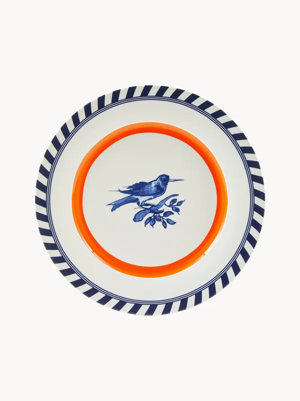 Platos llanos Bird Patterned, set de 2 - POLSPOTTEN