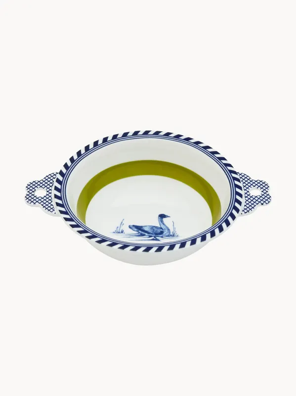 Cuenco de porcelana Bird Patterned - POLSPOTTEN
