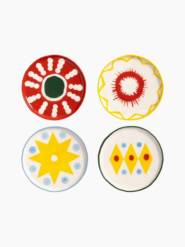 Platos postre Festivo, set de 4 - &klevering