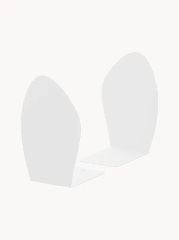 Sujetalibros de metal Darcy, set de 2 - Metallbude