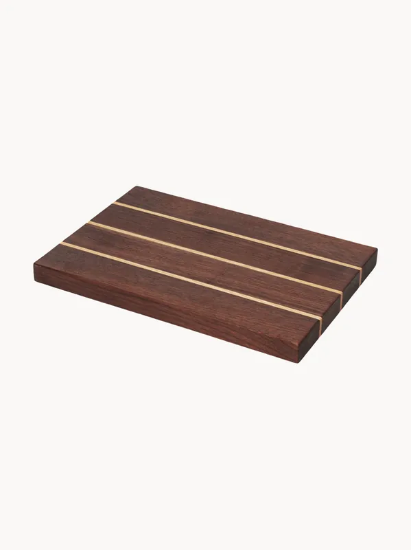 Tabla de cortar de madera de nogal y fresno Stribe - Ferm Living