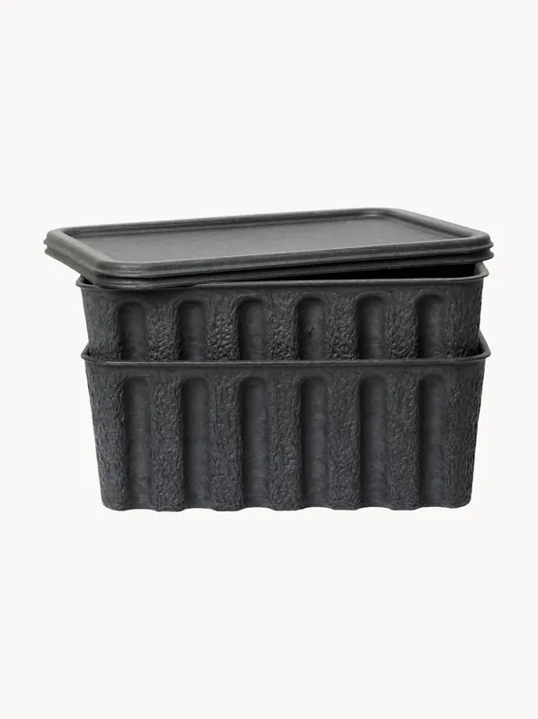 Cajas de pulpa de papel Pulp, F 30 cm, set de 2 - Ferm Living