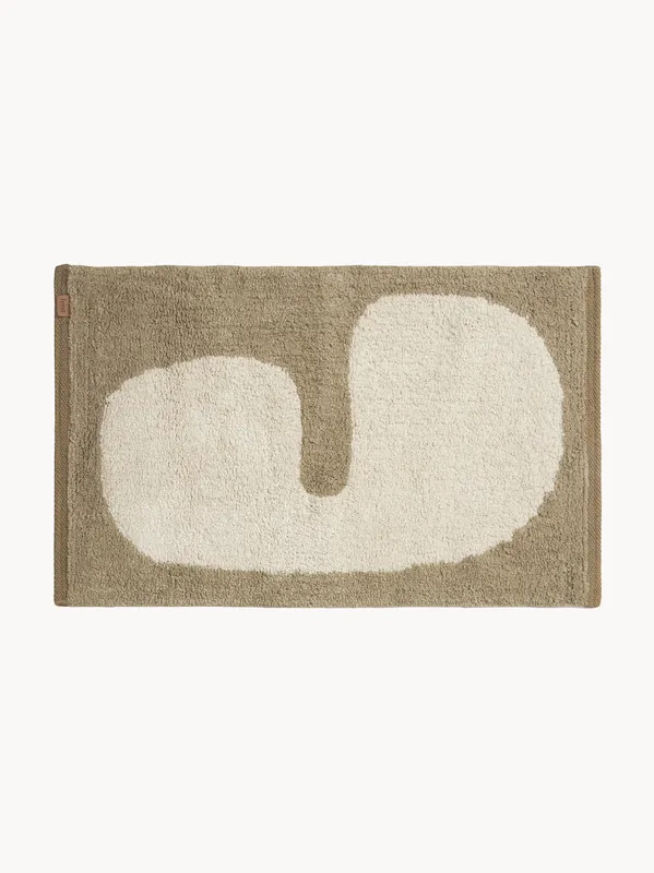 Alfombrilla de baño lavable de algodón ecológico Lay - Ferm Living