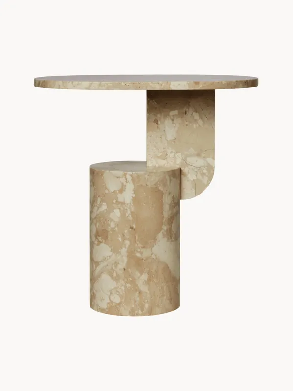 Mesa auxiliar ovalada de mármol Insert - Ferm Living