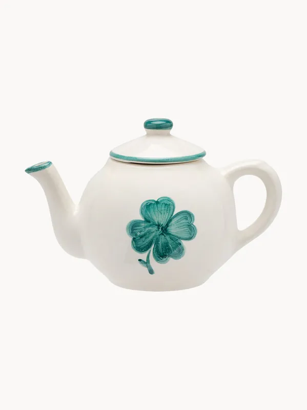 Tetera pintada a mano Shamrock, 600 ml - Anna + Nina