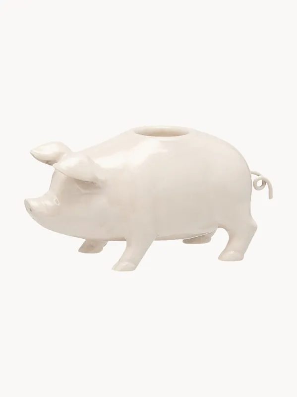 Candelabro artesanal Piggy - Anna + Nina