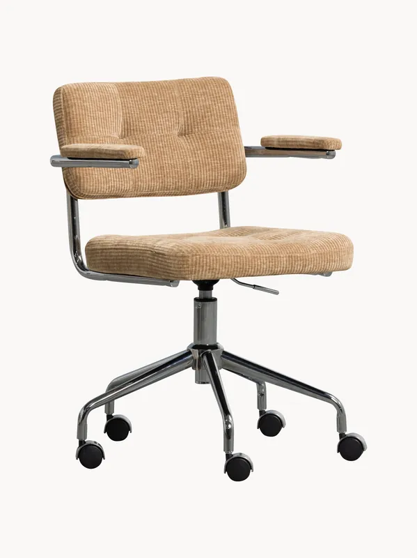 Silla de oficina giratoria Kova, ajustable en altura - WOOOD