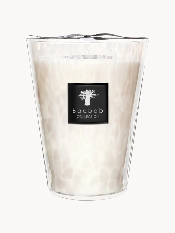 Vela perfumada White Pearls (orquídea, fresia, almizcle) - Baobab