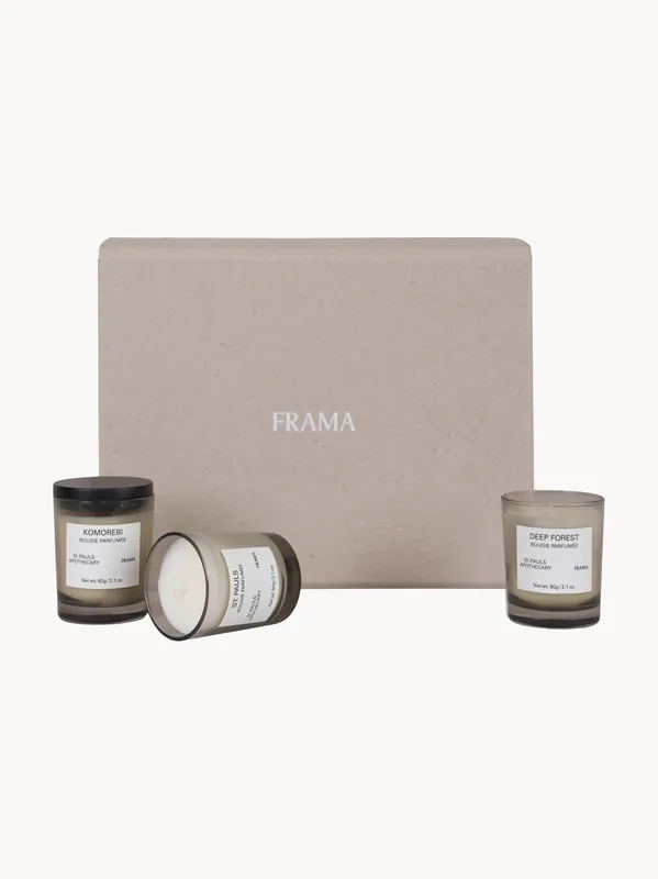 Velas perfumadas Gift Box, set de 3 - FRAMA