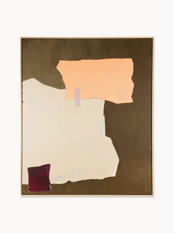 Cuadro en lienzo enmarcado pintado a mano Abstract - HKLIVING