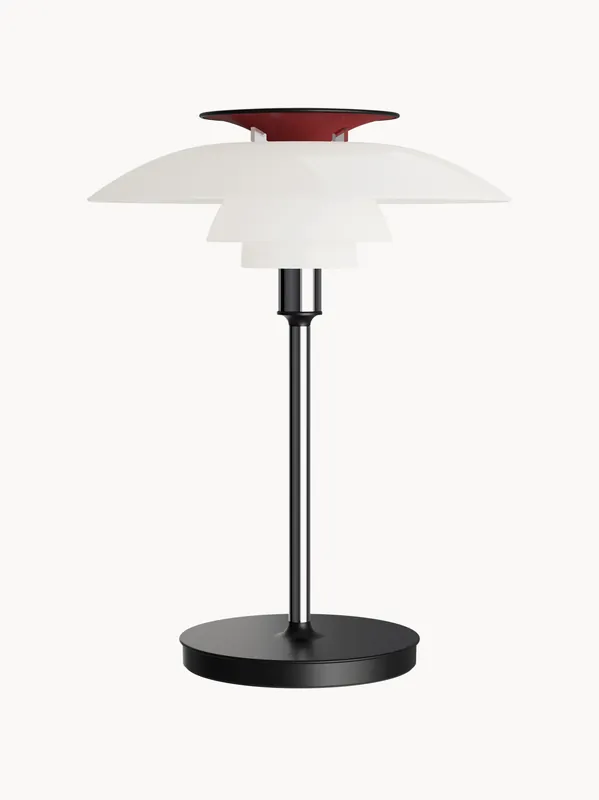 Lámpara de mesa pequeña LED regulable PH 80, portátil - Louis Poulsen