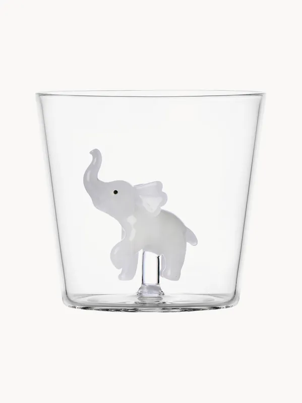 Vaso artesanal de borosilicato White Elephant - Ichendorf