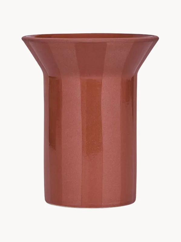 Jarrón artesanal pintado a mano Luonto, Al 12 cm - Oyoy Living Design