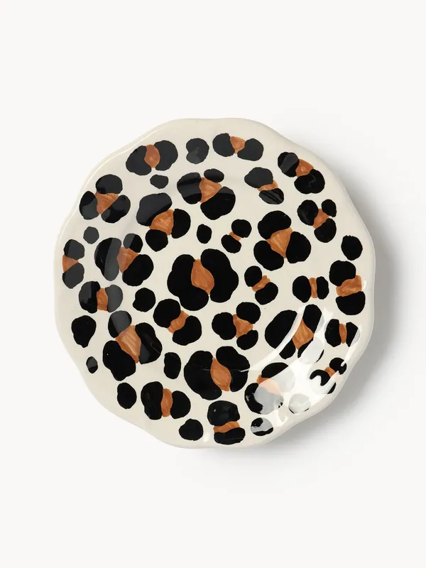 Fuente para postre artesanal Leopardo - Popolo