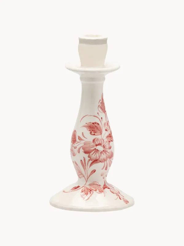Candelabro pintado a mano Whimsical Rose - Anna + Nina