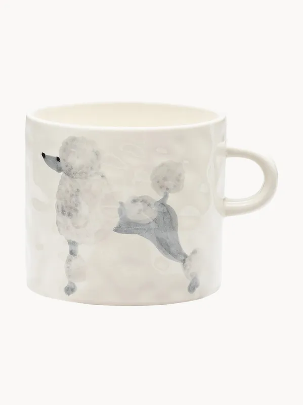 Taza pintada a mano Poodle - Anna + Nina