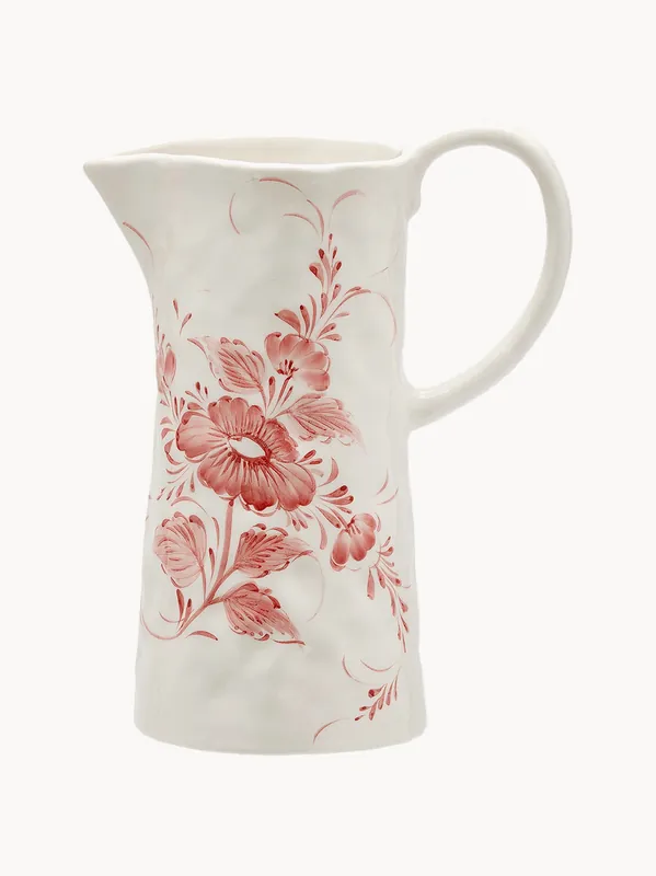 Jarra pintada a mano Whimsical Rose, 2,4 l - Anna + Nina