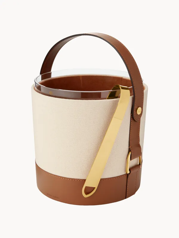 Cubitera de cuero Garrett - Ralph Lauren Home