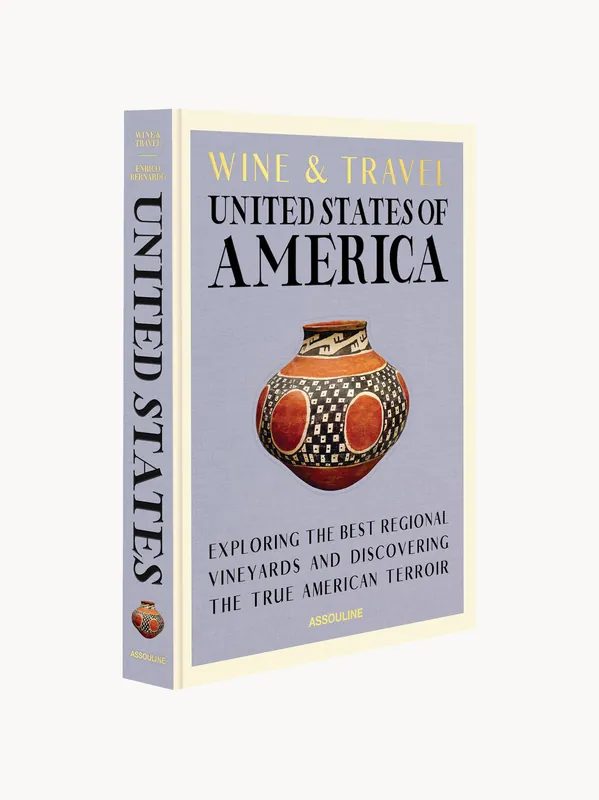 Libro ilustrado de café Wine & Travel USA - Assouline