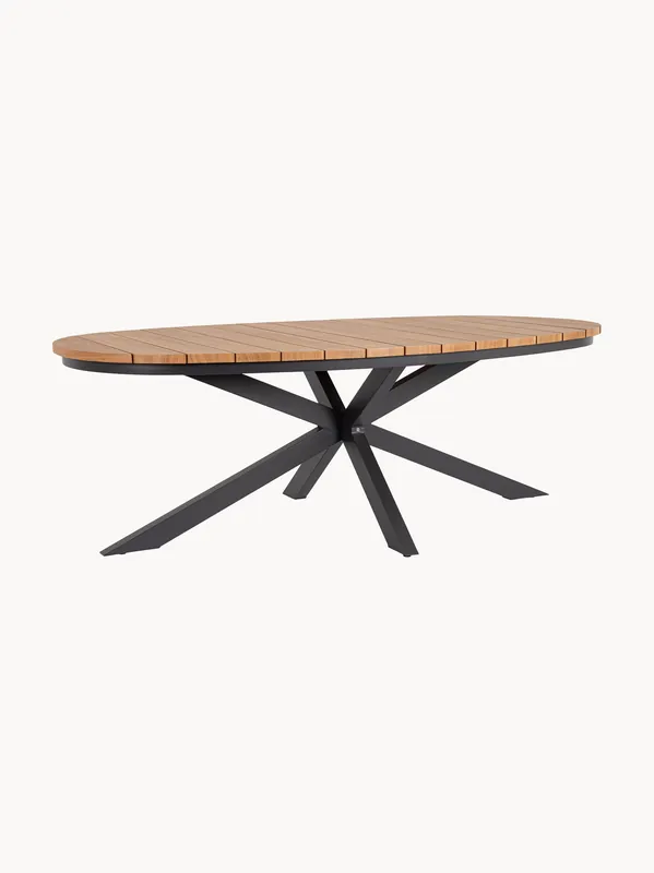 Mesa de exterior ovalada Zelmar, 218 x 115 cm - Bizzotto