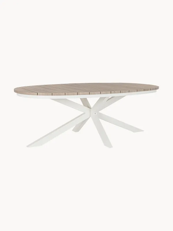 Mesa de exterior ovalada Zelmar, 218 x 115 cm - Bizzotto