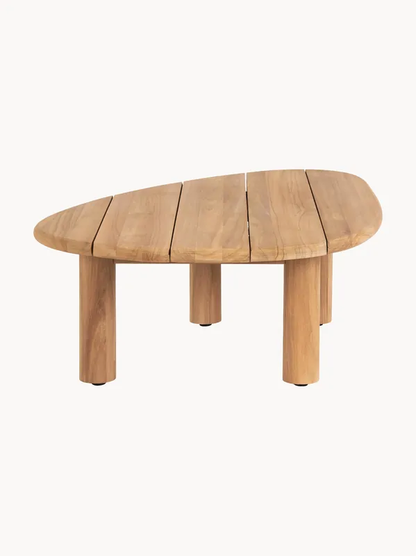 Mesa de centro de jardín de teca con forma orgánica Titus - Bizzotto