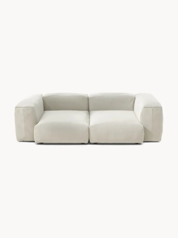 Sofá modular de terciopelo Vetsak (2 plazas)