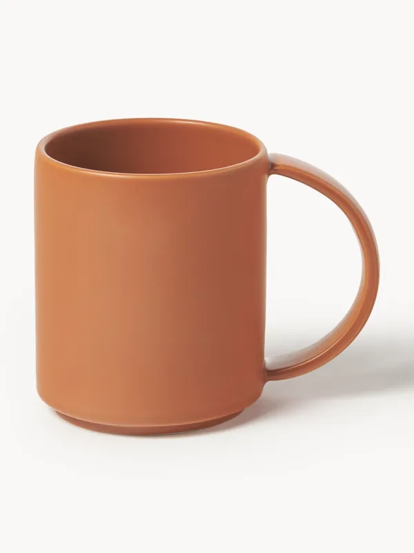Tazas artesanales Lowri, set de 4 - Westwing Collection
