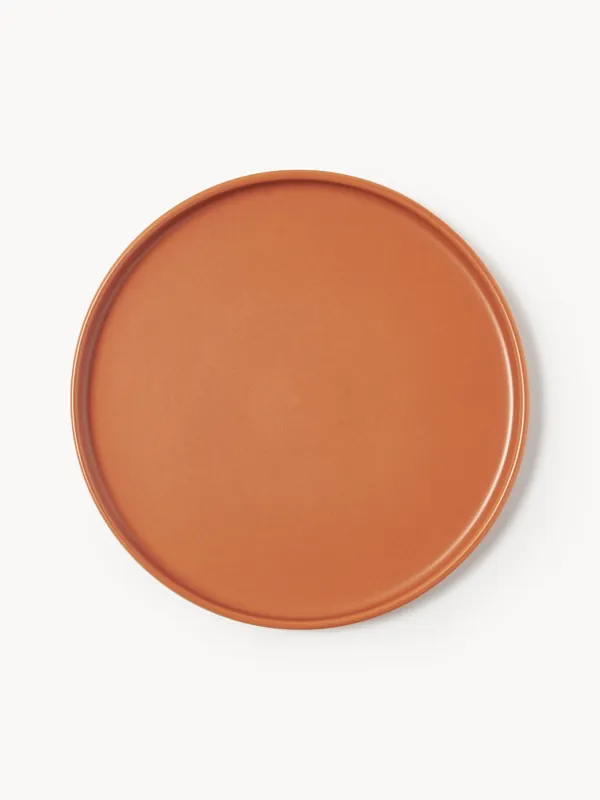 Platos de desayuno artesanales Lowri, set de 4 - Westwing Collection