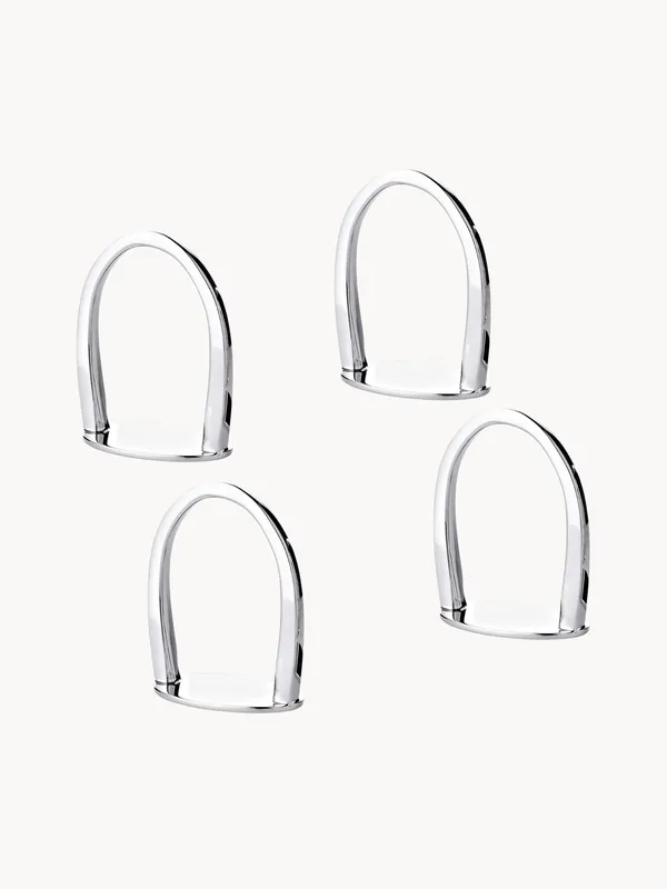 Anillos para servilletas artesanales Steigbügel, set de 4 - EDZARD