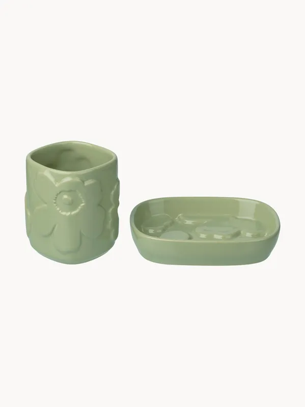Accesorios de baño Unikko, set de 2 - Marimekko