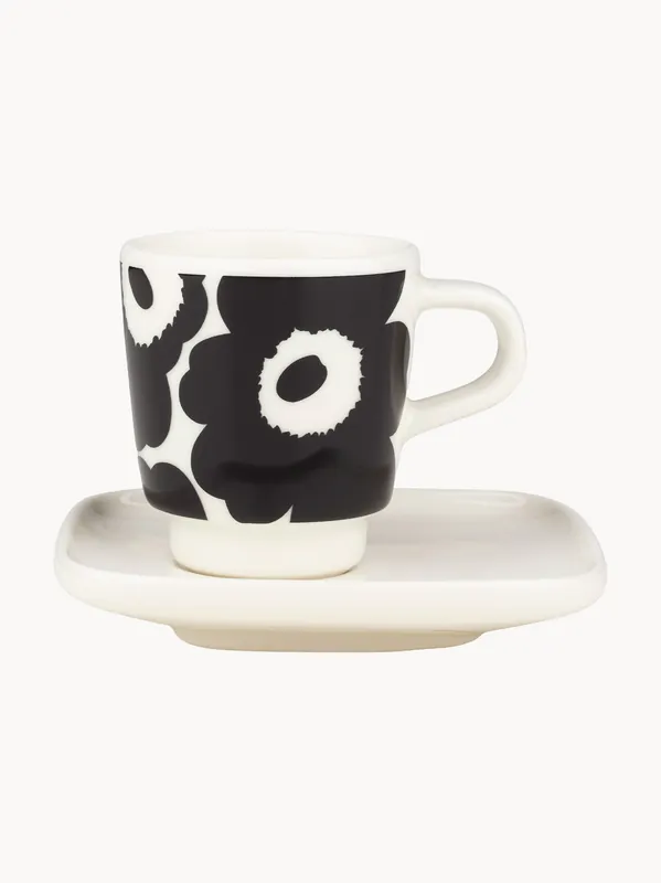 Taza de espresso con platillo Unikko - Marimekko
