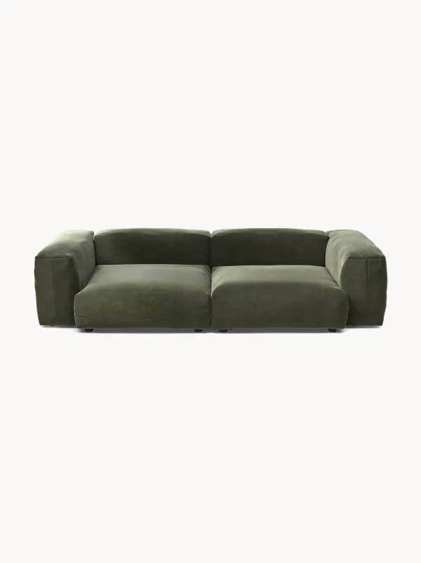 Sofá modular de terciopelo Vetsak (3 plazas)