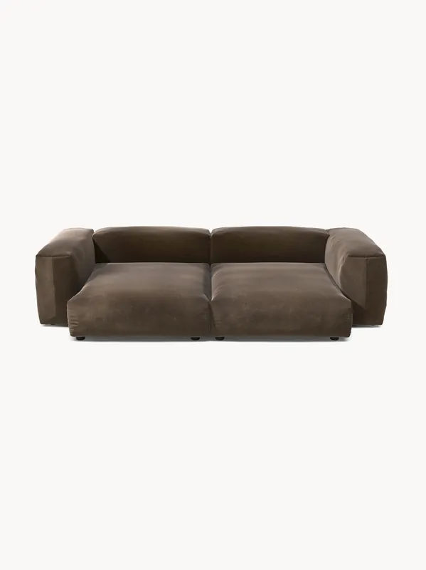 Sofá modular de terciopelo Vetsak (3 plazas)